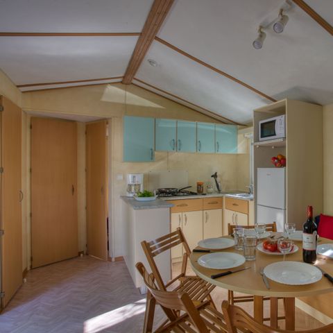 Mobilheim 6 Personen - Barbarie Eco 34m² (3 Schlafzimmer) 6 Pers.