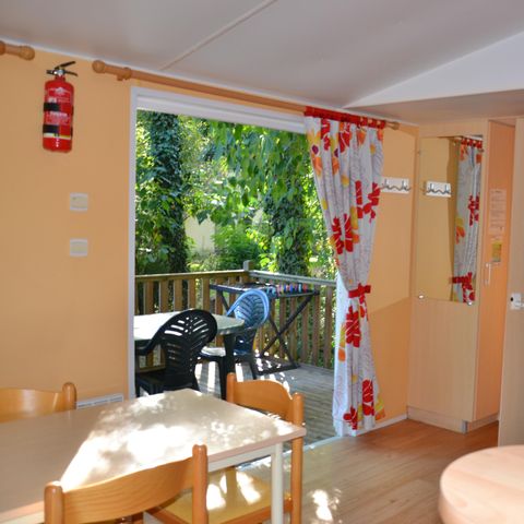 Mobilheim 4 Personen - Mandarin Standard 28m² (2 Zimmer) + Terrasse 4 Pers.