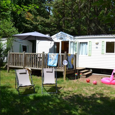 Stacaravan 4 personen - Mandarin Standard 28m² (2 kamers) + Terras 4 pers.