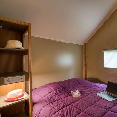TIENDA DE CAMPAÑA 4 personas - Wood Lodge Confort 30 m² (2 dormitorios) - con sanitarios