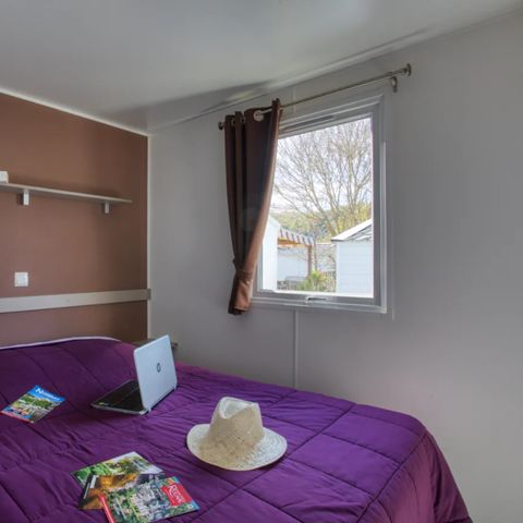 Mobilheim 4 personen - Confort 26m² (2 Zimmer) - überdachte Terrasse + TV 4 pers.