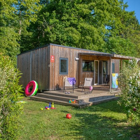 Mobilheim 6 Personen - Mobilheim Premium 36m² (3 Schlafzimmer) - Klimaanlage + Geschirrspülmaschine + TV 6 pers.