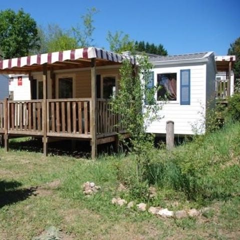 Mobilheim 6 personen - Mobilheim Confort 34m² (3 Zimmer) - überdachte Terrasse + TV 6 pers.