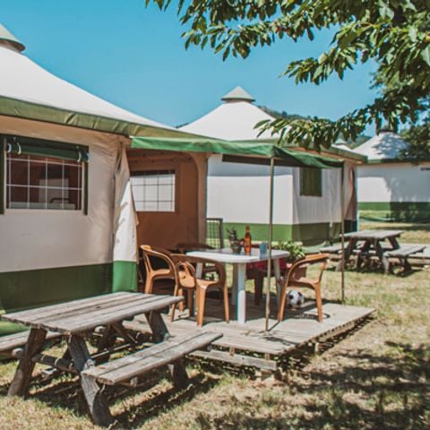 Canvas bungalow 5 persons - Bengali (without sanitary facilities)