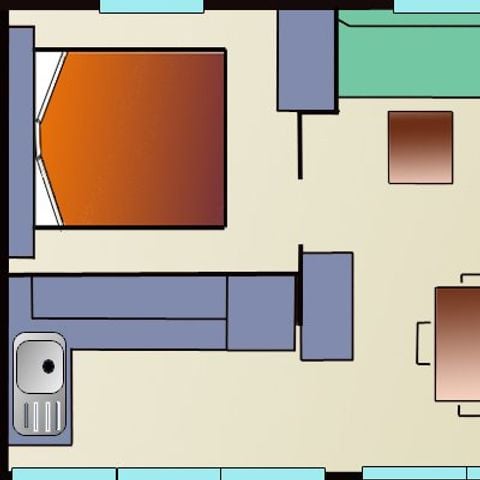 Mobilheim 6 personen - Freizeit Komfort