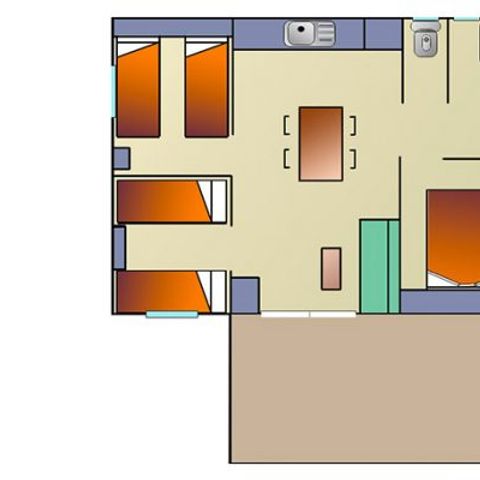 CHALET 6 personas - Confort