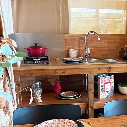 TIENDA DE LONA Y MADERA 5 personas - BIRDYLODGE