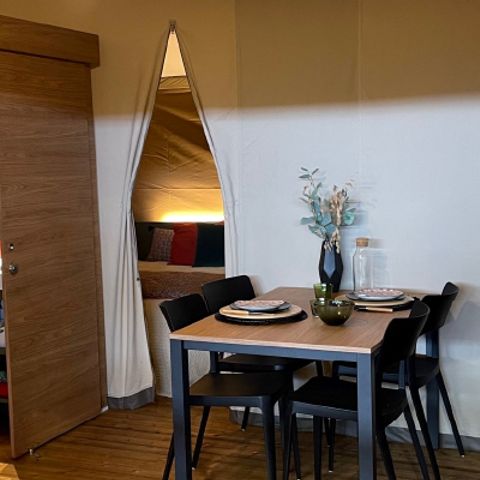 TENDA IN TELA E LEGNO 5 persone - BIRDYLODGE