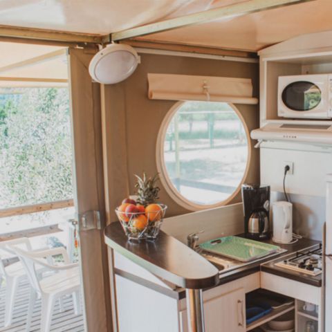 Tente en toile et en bois 6 personnes - SUN LODGE
