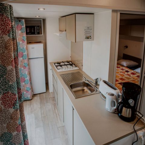 Stacaravan 5 personen - Cottage Confort 27m², 5pl-2ch