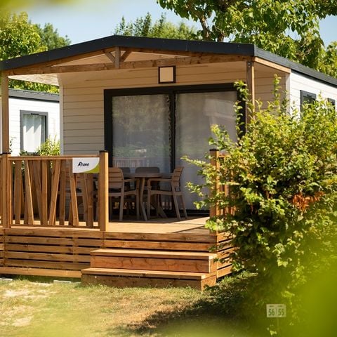 Stacaravan 4 personen - Comfort stacaravan per nacht