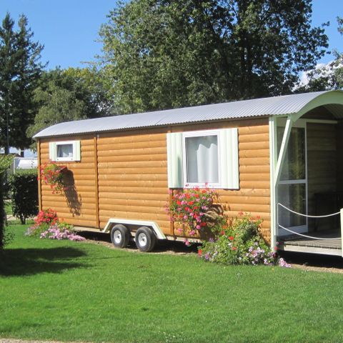Uniek 4 personen - Roulotte - 1 slaapkamer 1/4 pers