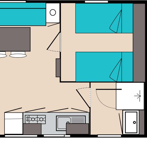 MOBILE HOME 4 people