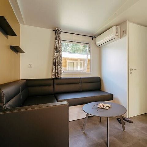 MOBILHOME 4 personnes - Mobil-home | Premium | 2 Ch. | 4 Pers. | Terrasse surélevée | 2 SDB | Clim. | TV