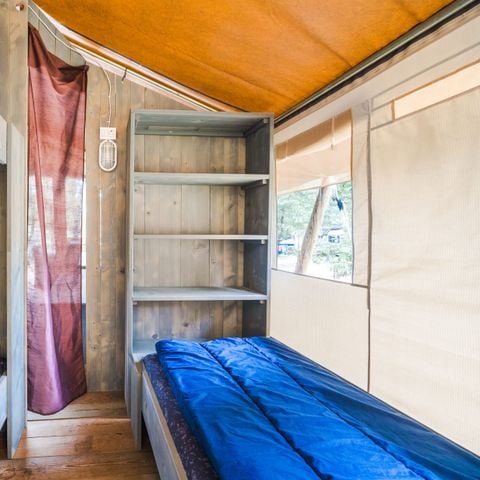 TIENDA DE LONA Y MADERA 5 personas - Valkanela - Tienda Safari de Lujo