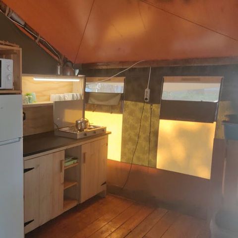 CANVAS AND WOOD TENT 5 people - Safari tent Relax