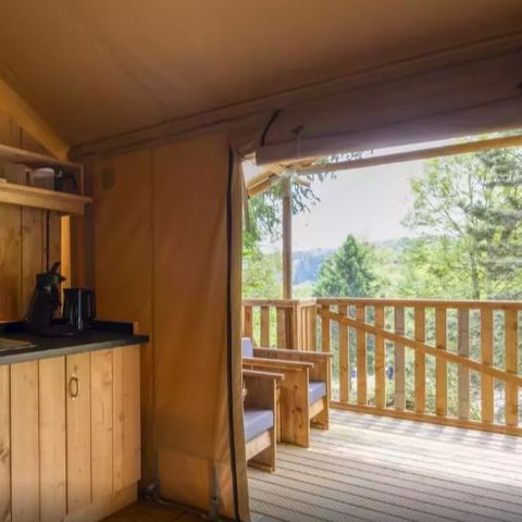 Safaritent 5 personen - Valkanela - Safaritent Bella Lodge + sanitair + airco (6P)