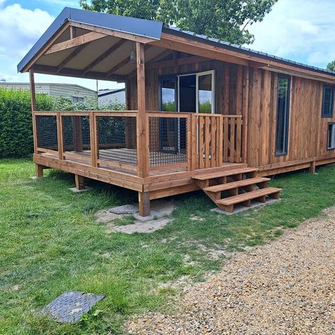 Stacaravan 6 personen - ECO LODGE 2 slaapkamers