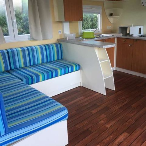 Stacaravan 6 personen - 3 slaapkamers - 40 m²