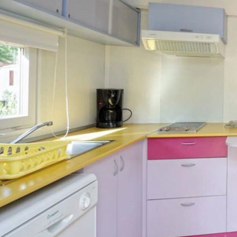 Mobilheim 6 Personen - Classic | 2 Schlafz. | 4/6 Pers. | Nicht überdachte Hochterrasse