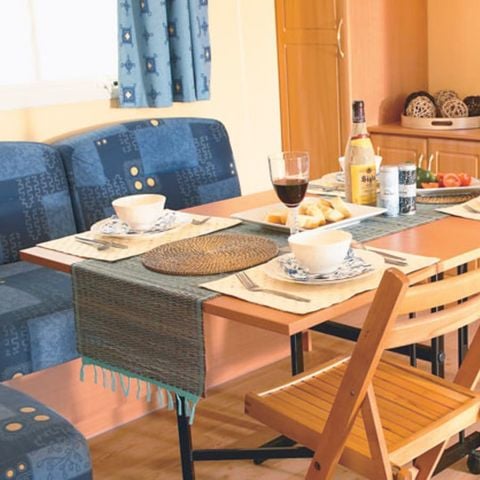 Stacaravan 6 personen - Classic | Overdekt terras