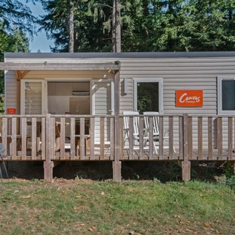 Mobilheim 5 Personen - Comfort XL | 2 Schlafz. | 5 Pers. | Erhöhte Terrasse