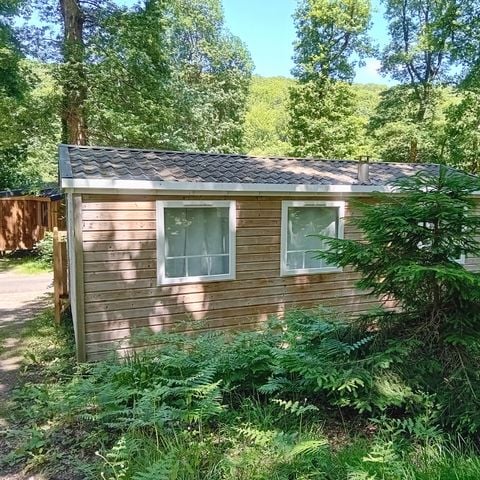 MOBILHOME 4 personnes - Standard Bois 31m² 3 chambres + terrasse semi-couverte 18m² + TV