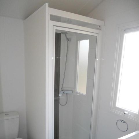 Mobile home 2 persons - Comfort 18m² 1 bedroom + semi-covered terrace + TV