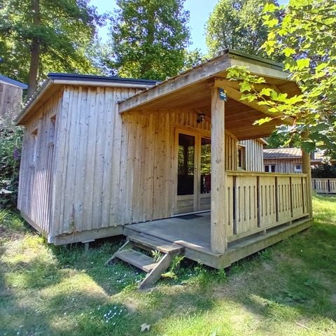 Chalet 4 personen - Bois Confort 24m² 2 kamers + overdekt terras + TV 4 pers