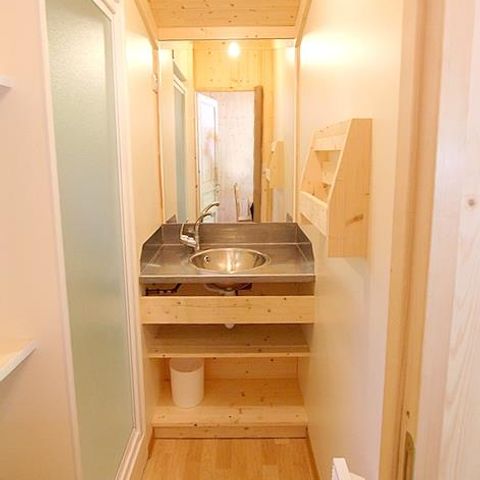 CHALET 4 people - Bois Confort 24m² 2 bedrooms + covered terrace + TV 4 pers