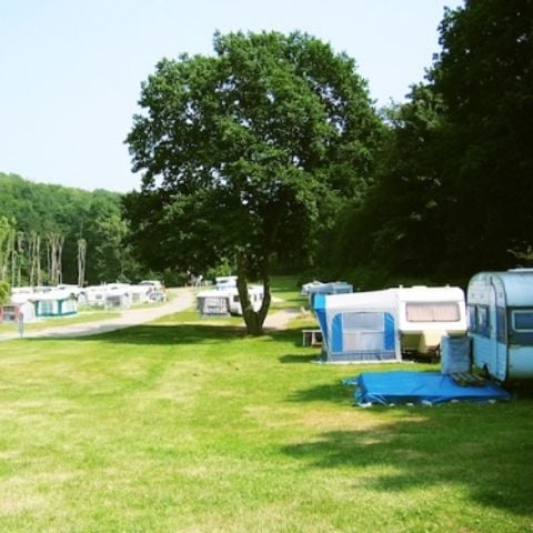 Kampeerplaats - Comfortpakket (1 tent, caravan of camper / 1 auto / elektriciteit 6A)