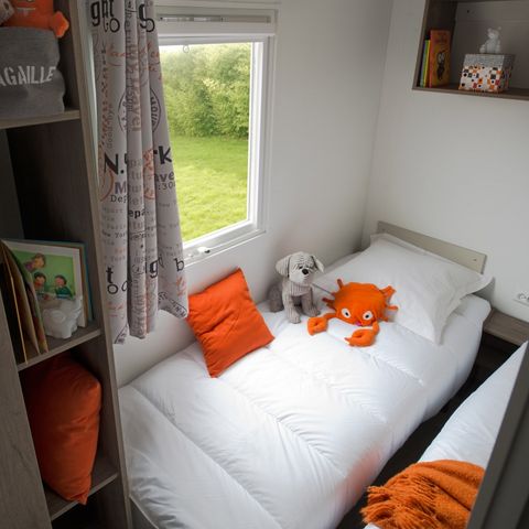 Stacaravan 6 personen - Vrije tijd 3 slaapkamers - TV