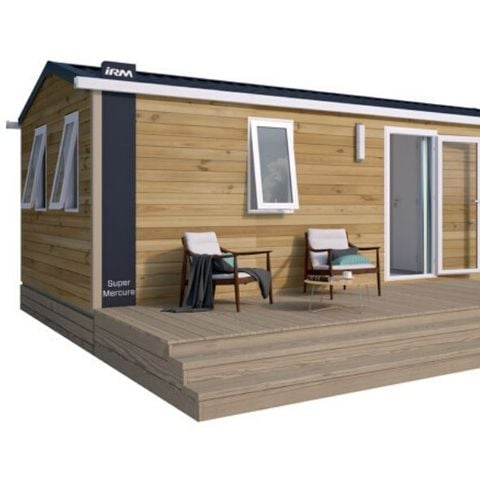 Stacaravan 7 personen - Évasion voor - 2 slaapkamers - 28 m²