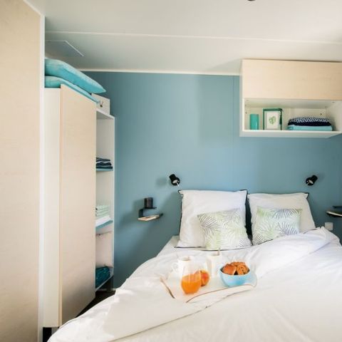 Mobilhome 6 personnes - Confort+ - 3 chambres - 2 salles de bain 40m²