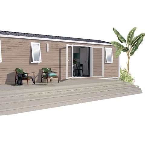 Stacaravan 8 personen - Confort - 3 slaapkamers - 2badkamers 39m² - 39m²