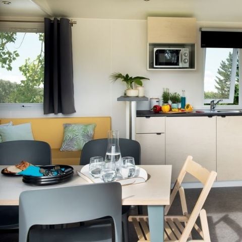 Mobilhome 6 personnes - Confort+ - 3 chambres - 2 salles de bain 40m²