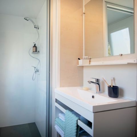 Mobilhome 6 personnes - Confort+ - 3 chambres - 2 salles de bain 40m²