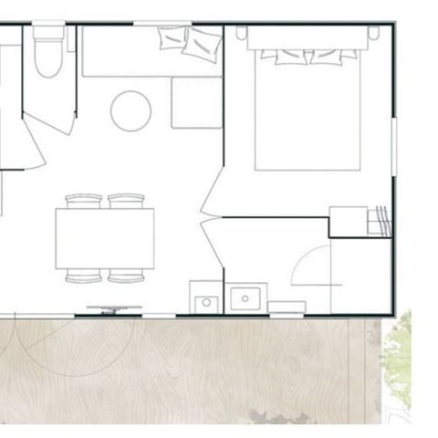 BUNGALOW 7 personnes - Evasion+ 2 chambres 28m²
