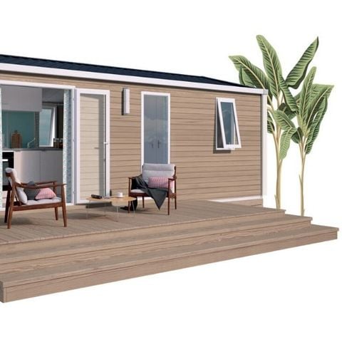Mobilhome 6 personnes - Évasion+ - 2 chambres - 28m²