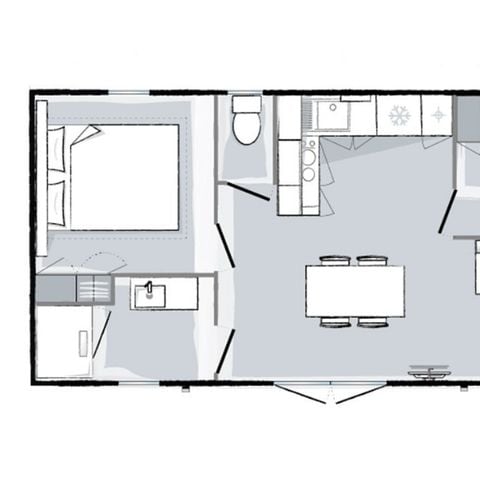 Mobilhome 6 personnes - Mahana - 2 chambres - 30m²
