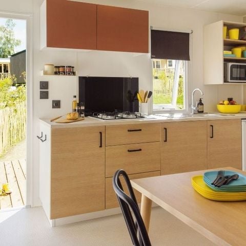 Stacaravan 7 personen - Stacaravan Evasion+ 7 personen 2 kamers 28m² - stacaravan