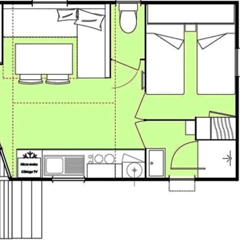 MOBILHOME 6 personnes - MH PREMIUM 2