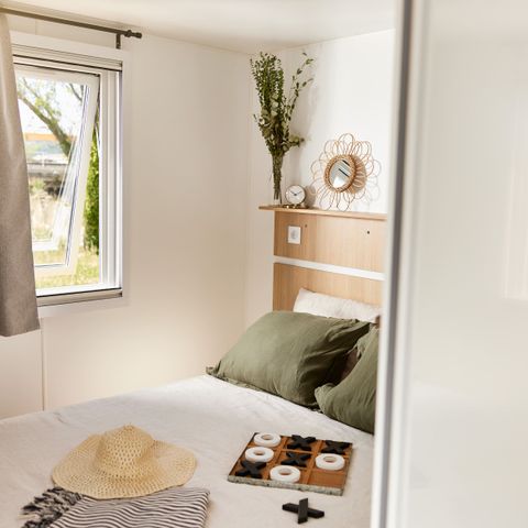 CASA MOBILE 6 persone - Homeflower Premium 33,5 m² - 3 camere da letto - terrazza semicoperta + lavanderia + barbecue - 6 persone