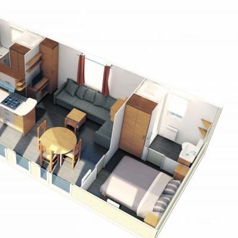 Stacaravan 8 personen - Stacaravan Apollon Riviera 6/8 pers