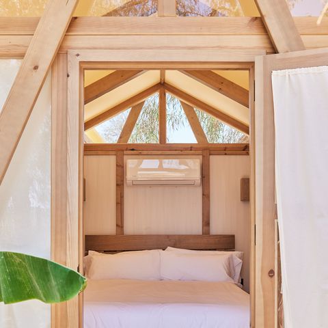Tente en toile et en bois 2 personnes - Palmeral