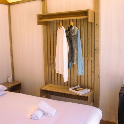 Tente en toile et en bois 2 personnes - Palmeral