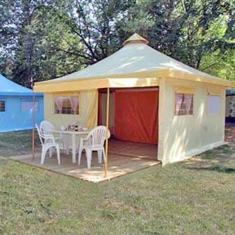 Bungalowzelt 4 Personen - Funflower ohne Sanitäranlagen