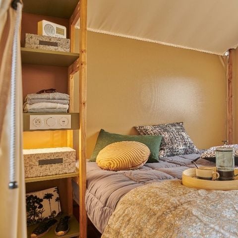 TENTE TOILE ET BOIS 5 personnes - Tente Lodge