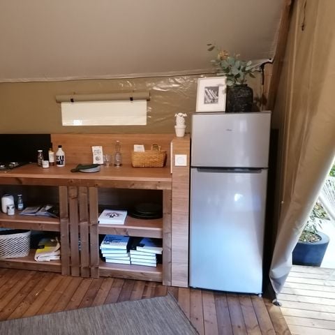 TENTE TOILE ET BOIS 5 personnes - Tente Lodge