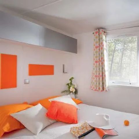 BUNGALOW 2 personnes - Résidence Mobile 17.5 m² / terrasse 8 m² / 1 chambre - 1/2 pers.